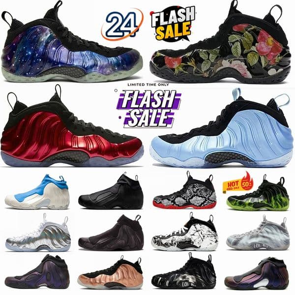 Designer Shoes FREE SHIPPING Foamposits One Penny Mens Galaxy Royal Metallic brown Anthracite Black Volt Chrome White Paranorman Dream World Men Trainers Sports