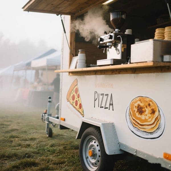 Custom Mobile Coffee Cart Food Truck for Sale Fully Equipped Catering Trailer Mobile Kitchen Trailer