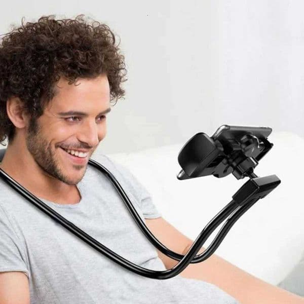 ible Mobile Phone Holder Hanging Neck Lazy Necklace Bracket Bed360 Degree Phones Holder Stand For iPhone C251210