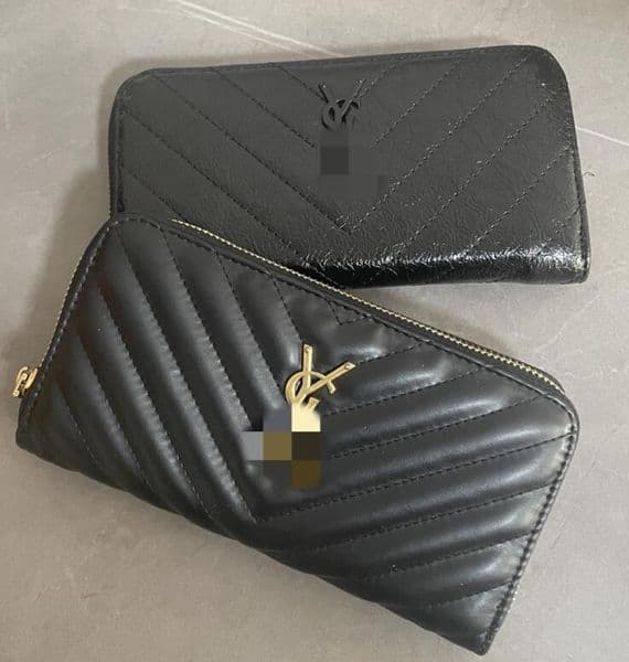 Luxurys Designer wallets women Purse Iconic textured Fashion Long Zipper Coin Purse Card Case Holder Wih Dust bag Mini Wallets Long Shoulder Strap Black Bag C26