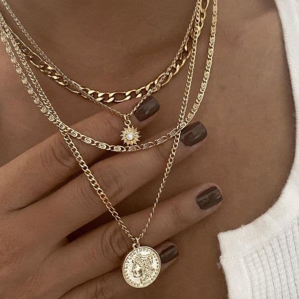 designer necklace for woman jewelry necklace set elegant style sweater accessories wholesale silver necklace mens high fashion necklace gold chain for woman gifts