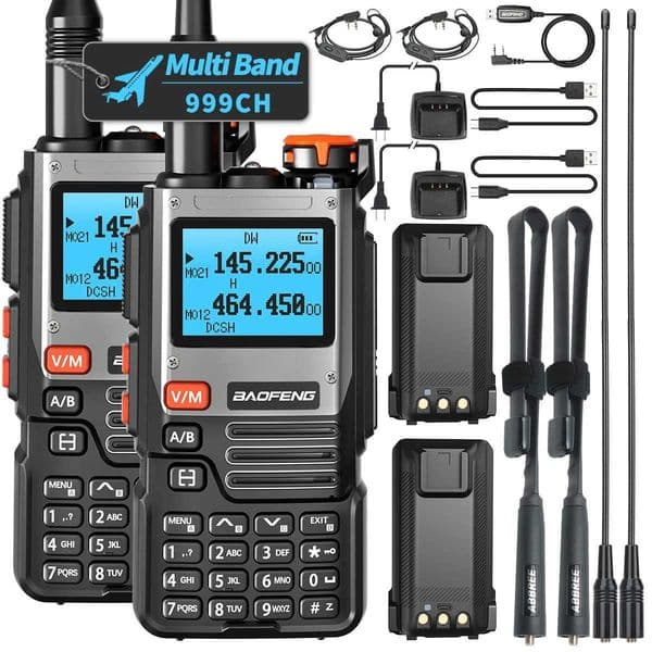 Baofeng UV K61 Walkie Talkie Multi Band Wireless Copy Frequency 999CH Type-C DTMF Long Range NOAA UV-5R UV K6 K58 Ham Radio M251210