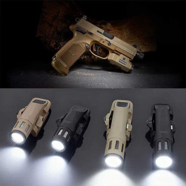 Tactical INFORCE WML APL LED Strobe Light Long / Short Nylon Fit 20mm Rail Helmet Light For Airsoft Hunting G17 G19 Flashlight Z251210