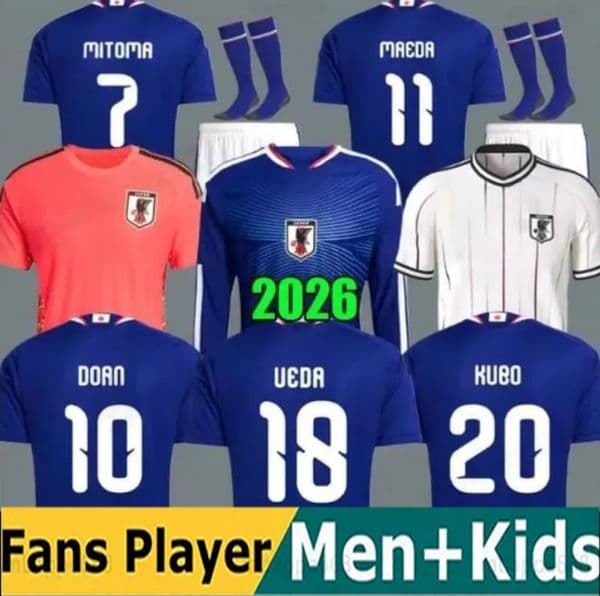 25 26 JaPaN Soccer Jerseys 24 2025 2026 Kubo Doan Minamino home away jersey Daizen Kamada Ayase ITO Machino Sano football shirts kit