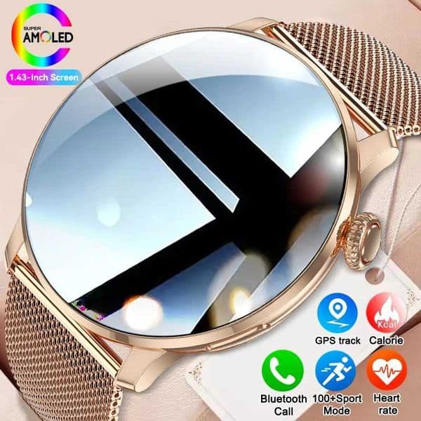 2025 New Watch Mini Women Smart Watch HD AMOLED Sn GPS trackr IP68 Waterproof Heart Rate etooth Call Sports Bracelet MenXJ251210
