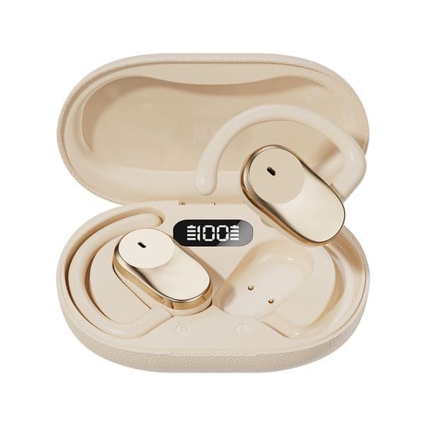 Ear Buds Wireless Earbuds Bluetooth Headphones with LED Display Case, Stereo Sound, Easy Button Controls, Sports Earphones for Running Workout Gym