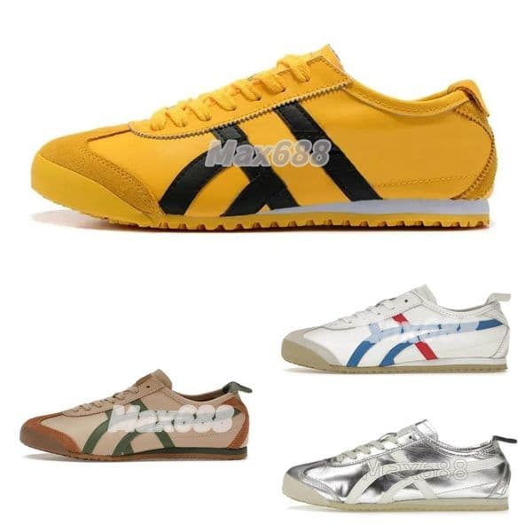 Designer Casual Shoes Tigers Mexico Running Sneakers For Men Women Japan Mexico 66 Edible Moss classic casual sneakers outdoor Low Canvas Outdoor Trainers Tennis