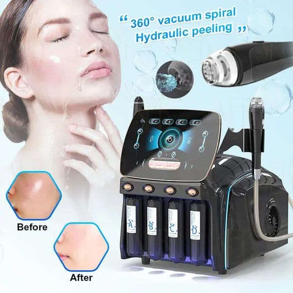 2 Handles Hydro Aqua Dermabrasion Machine For Pore Cleansing Skin Rejuvenation Bubble Feishuttle+Seyo Hydra Glow Skin Deep Cleansing Machine