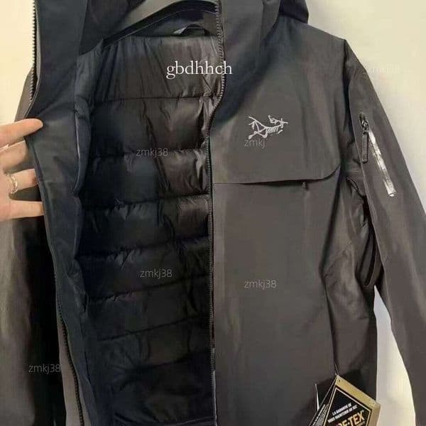 Arcteryxlies Puffer Mens Artery Puffer Jacket Windbreaker Goretex Puffer Designer Sweatshirt Atom Waterproof Cotton Artery Jacket Thicken ARCS Coat ebb