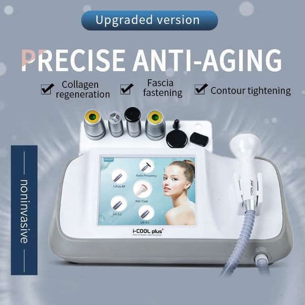 High Performance RF + Ultrasonic Skin Rejuvenation Eye Sculpting Cryo & Thermal Skin Smoothing Professional Deep Anti-Aging Portable Beauty Machin