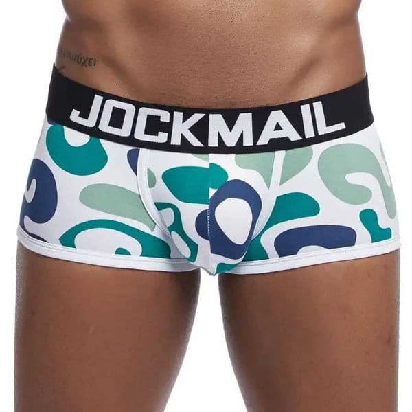 JOCKMAIL Sexy Mens Cotton Panties Boxer Male Underwear Solid Mens Shorts Breathable Underwear Striped Boxer shorts men boxerT251211