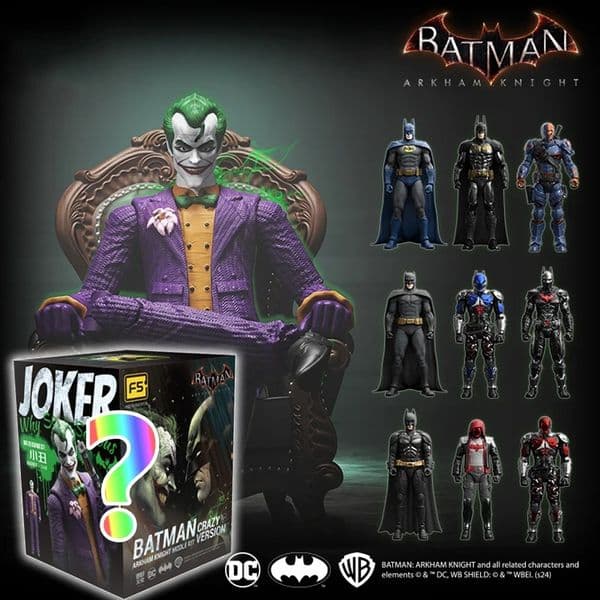 2026 New New F5 Batman Arkham Knight Assembled Blind Box 11Style 10Cm Action Figures Crazy Version Collection Hobby Model Boys Toys Toy