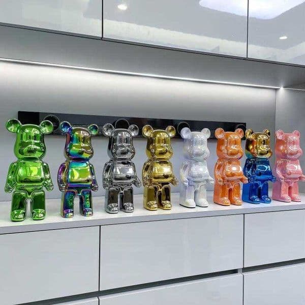 Violent Bear Figurine Money Box Home Living Room TV Cabinet Wine Cabinet Entrance Decoration Trendy Toy T260131