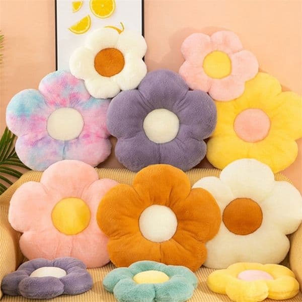 Plush Toys Stuffed Daisy Flower Seat Cushion Sunflower Shape Kids Girl Bedroom Seat Pillow Office Room Decor Sofa Cushions 35cm 251128BJ