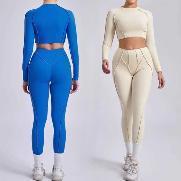Seamless Yoga Sets Sports Fitness Peach Hip High Waist Tight Pleated Breathable Running Workout Clothing Gym Yoga Suit for WomenT251212