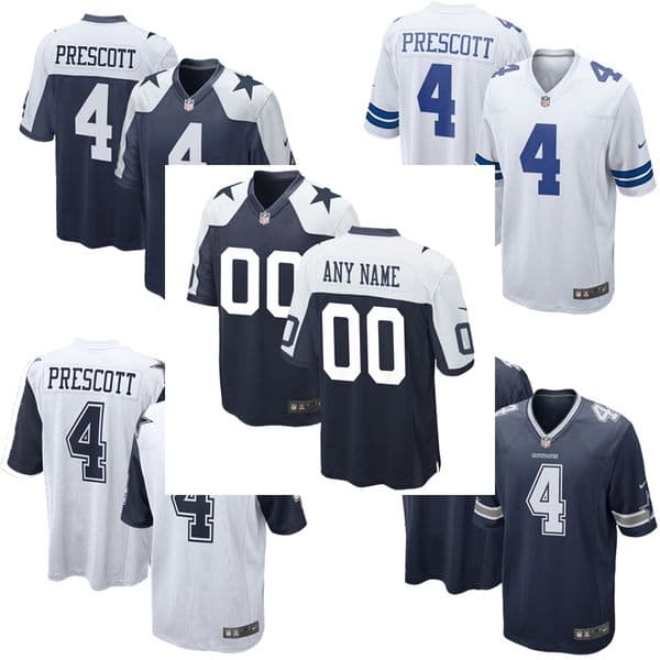 Custom Football Jerseys Drake 4 Dak Prescott Trevon Diggs DaRon Bland Javonte Williams Quinnen Williams George Pickens 3