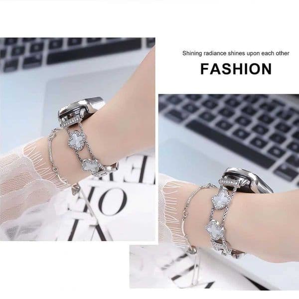 Diamond Metal Band for Xiai Mi Bands 10 9 8 Jewelry Wen Bracelet Strap for Mi Band 8 9 Pro Replacement Smartwatch Wristband Y251212