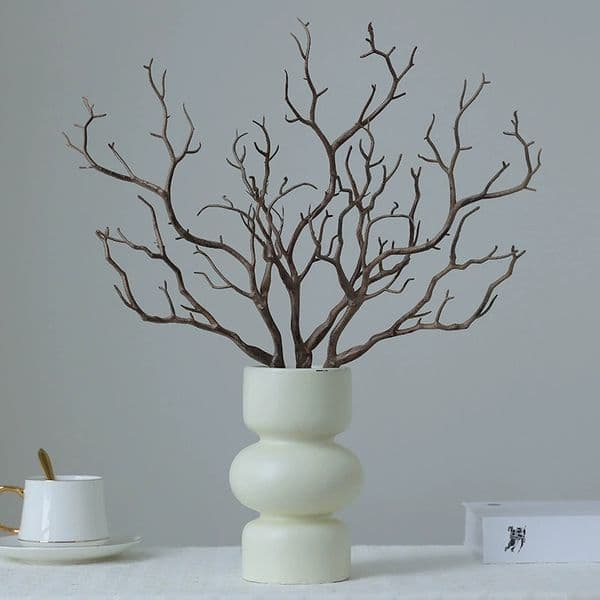 Artificial Coral Branch Plastic Faux Flower for Wedding Party Home Office Desktop Decor Flower Arrangement Easter Spring Table Centerpiece Vase Filler