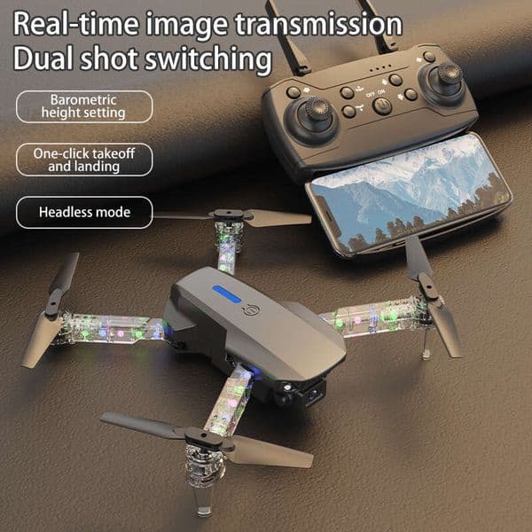 E88 Drone Professional Small Remote Control Toy Entry-Level Aircraft Intelligent Aerial Photography