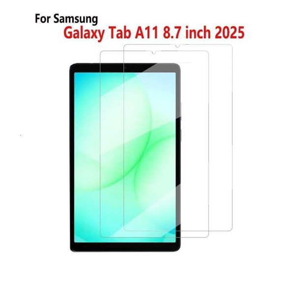 2Pcs Tempered Film For Galaxy Tab A11 87 inch 2025 HD Scratch Sn Protector SM-X130 X133 X135 87 Tablet film H251212
