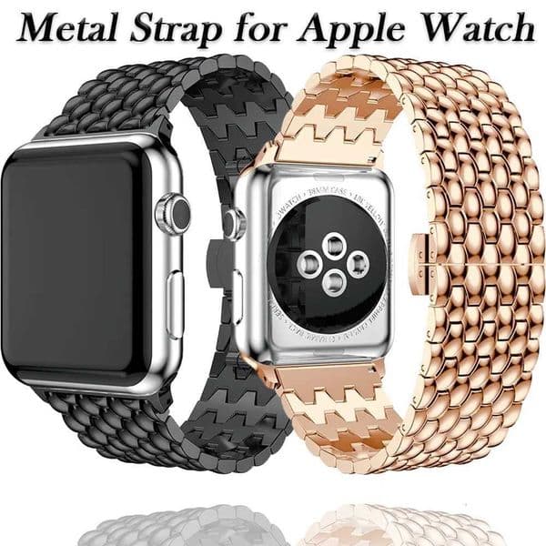Metal Strap for Watch tra 49mm 10 42mm 46mm 9 8 7 45mm 41mm Dragon Pattern Bracelet Wristband 6 5 4 SE 44mm 40mm Correa Y251212