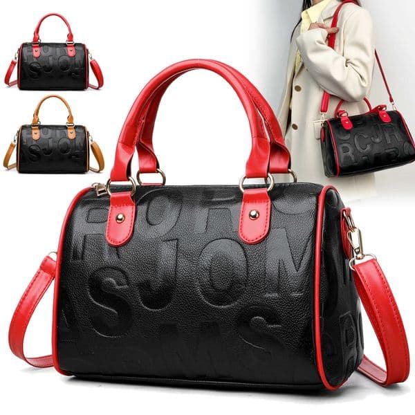 New Arrival Fashion Women's Bag Large Capacity Shoulder Crossbody Bag Stylish Embossed Handbag Ladies Pillow Bag Multifunctional Travel Tote