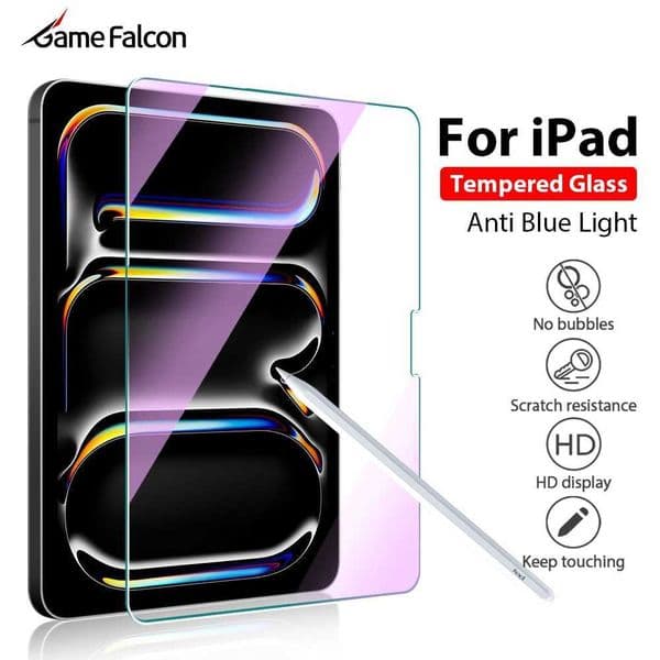 Tempered For Ipad Pro 13 11th M4 129 A16 10 9 10th 9th Gen Sn Protector Air 11 5 4 M2 M3 Mini 6 7 A17 e Light Film H251212