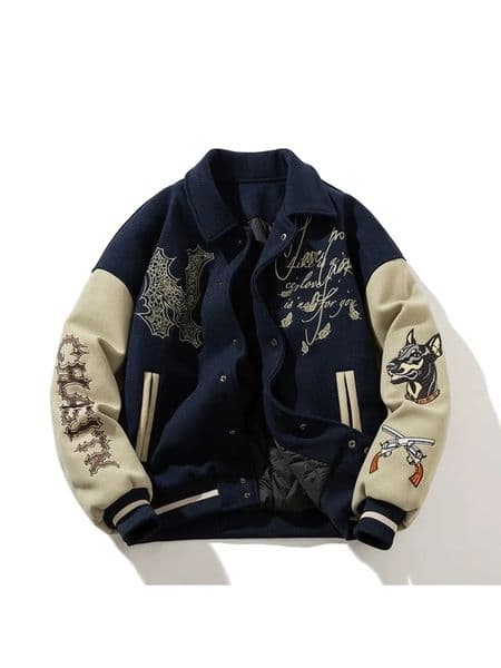 Man Baseball Jacket Winter Letter y Varsity Women American Vintage Coat Warm Fashion Hip Hop Original 251210