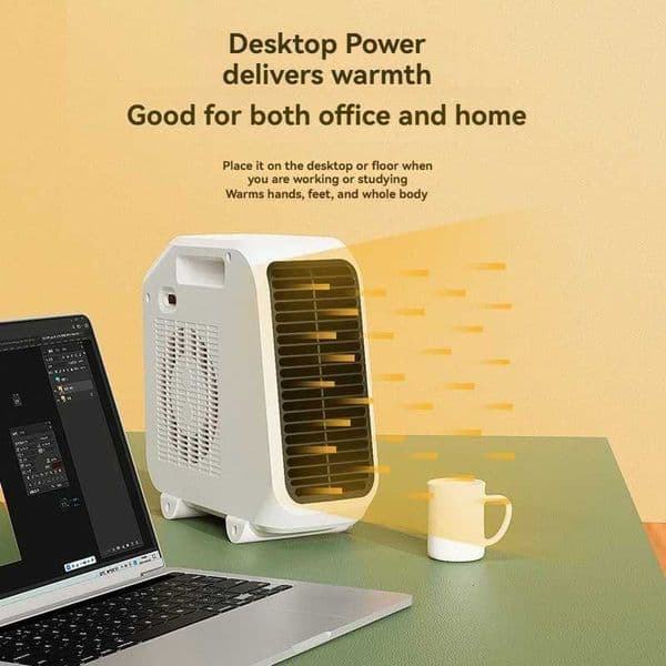 Fast heat and low noise home desktop heater desktop student office portable small electric heater Z251212