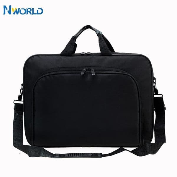 156 Inch 17 In Laptop Bag Business Portable Nylon Computer Handbags Laptop Shoulder Handbag Zipper Shoulder Simple Style 251204