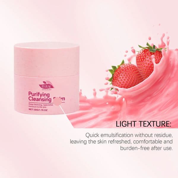 Clean Makeup r Cream Strawberry Dissolve Makeup Dirt Blackhead Purify Pore Nourish Makeup r Cream 251211
