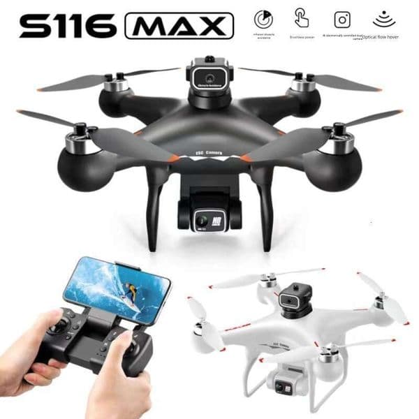 S116 Drone Brushless Motor 360 Infrared Obstacle Avoidance ESC Camera Quadcopter Toy Aircraft Intelligent Flight drone with 4k camera