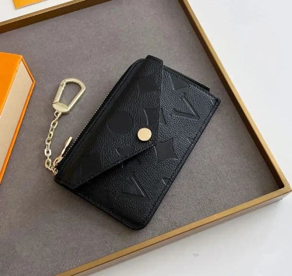 WALLET CARD HOLDER RECTO VERSO Designer leather Fashion Men Women Mini Zippy Organizer Wallets Coin Purse bag Belt Charm Key Pouch Luxurys Purse 2026