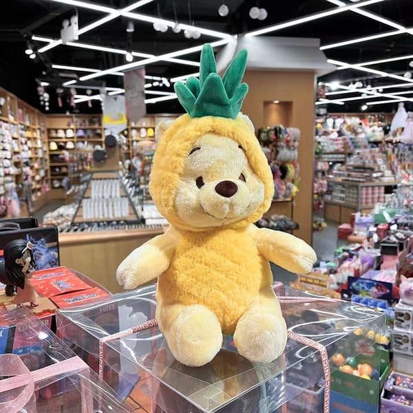 2026 New New 30Cm Yellow Pineapple Plush Toy Cute Little Bear Vivi Doll Friend Birthday Chrismas Gift Toy