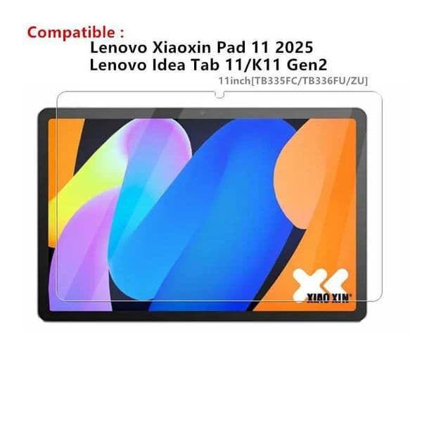 2Pcs For Xiaoxin Pad 11 2025 Tempered Film Idea Tab 11/K11 Gen2 Scratch Sn Protector TB335FC/TB336ZU/FU 11Film H251212