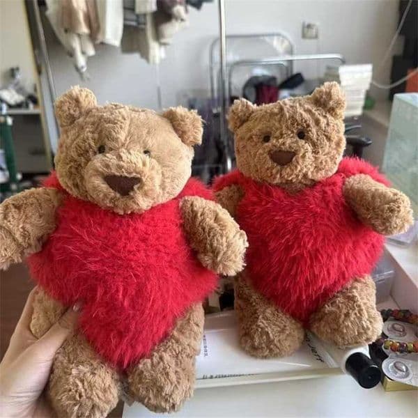 Jellys Cat UK Heartbeat Barcelona Bear Christmas Gift Plush Toy Valentines Day 2026 New Product online