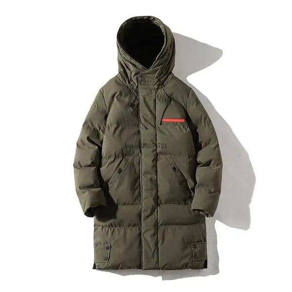 Mens Down Jackets F or Winter Designer Men Down Jacket Cotton Jacket Fashion Hooded Long Red Logo Warm Men's Coat Outdoor Sports Leisure Windproof Mens Parkas S-7XL
