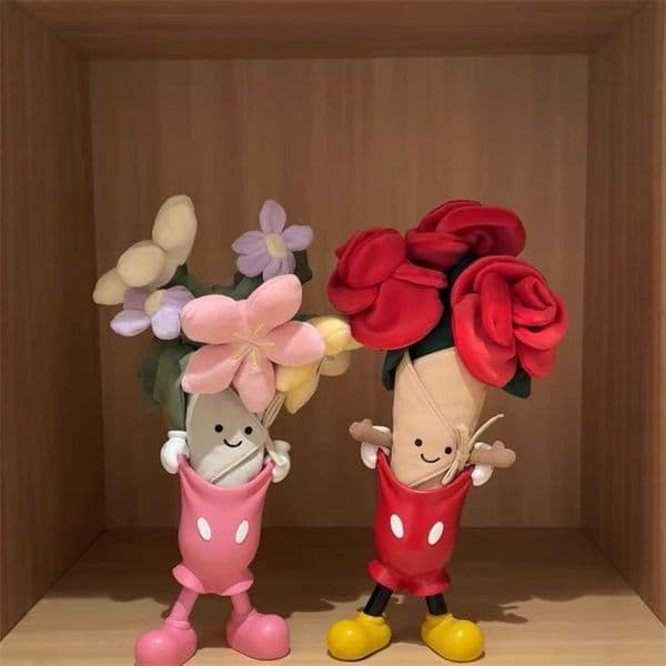 Jellys Cat New Rose Handheld Fun Bouquet Plush Toy Doll Gift for Giving online