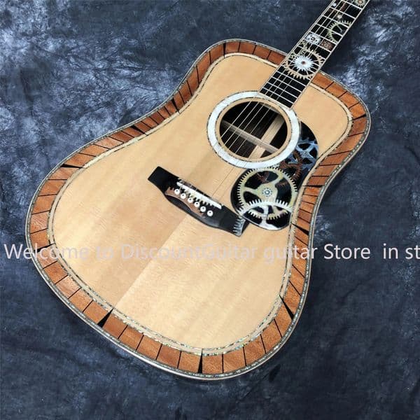 2025 Top Quality All Solid Wood D Type Series 200 Acoustic Guitar #01259