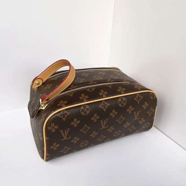 High-end designer Double zipper men travelling toilet bag designer women wash large capacity cosmetic toiletry Pouch makeup bags high qualityAAA
