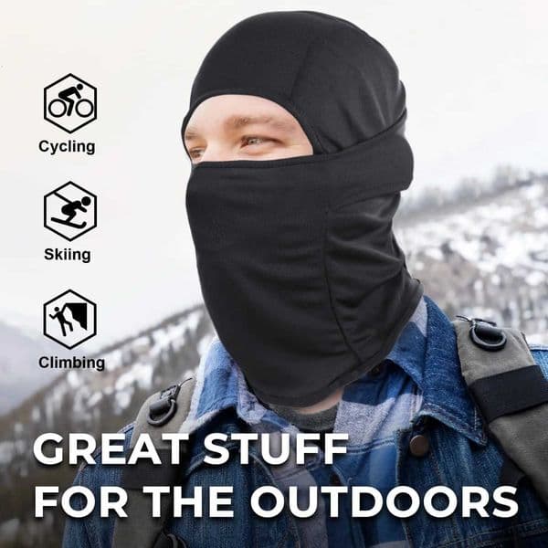 Ski Mask Winter Fleece Warm Full Face Cover Outdoor Cold-proof Camouflage Balaclava Face Mask UV Protector Motorcycle MaskT251213