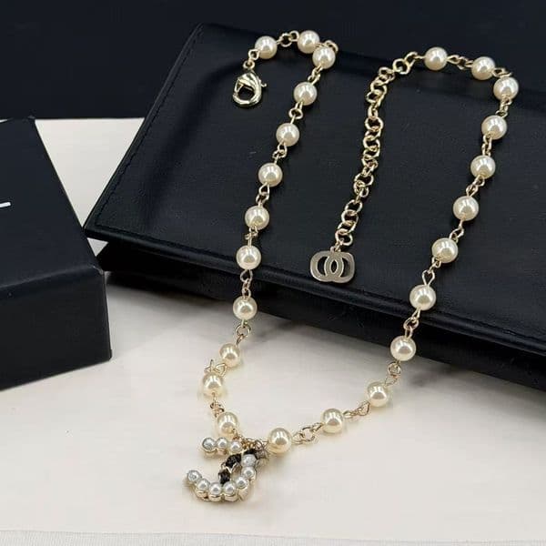 Fashion Classics Long Pearl Necklace Chain for Women Party Wedding Lovers Gift Necklace Designer Jewelry with Box