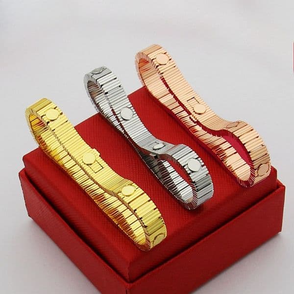 Designer New Bracelet 8mm Screw Bracelet 18K Gold Plated Bracelets for Women Men Striped Texture Bangle Classic Couple Wedding Jewelry Size 16-19