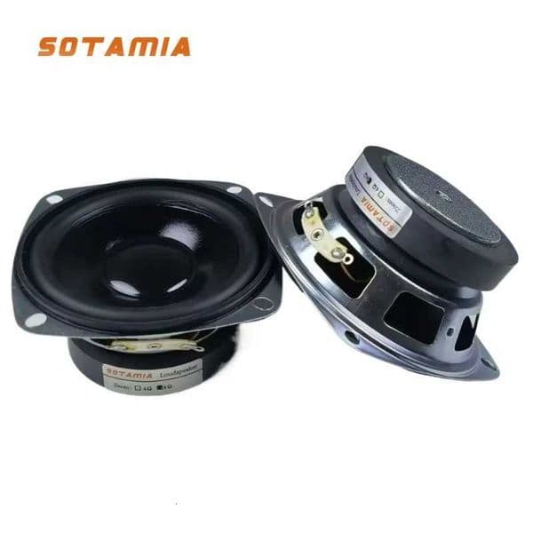 SOTAMIA 2Pcs 3 Inch Waterproof Speaker 8 Ohm 15W Midrange Bass Power Speaker Hifi Loudspeaker Music Sound Audio Home Theater X251213
