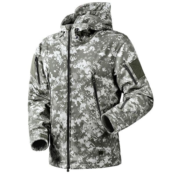 camouflage Men's Clothing designer Jackets Charge jacket men's style waterproof fan suit windbreaker cold suit outerwear oversized 4XL thicken