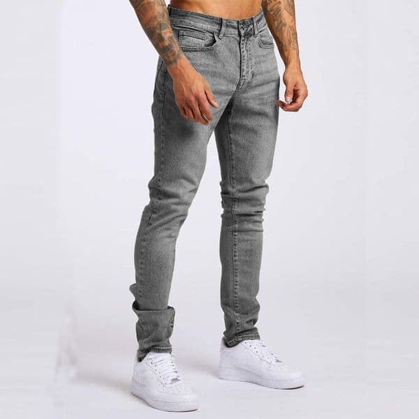 New style jeans men's pants slim fit high stretch denim leggings men's clothing versatile spring designer customizable