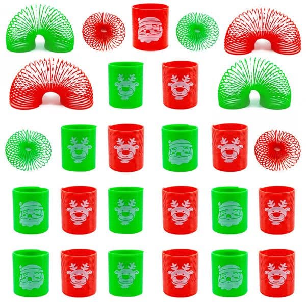 Minimum purchase of 4. Mini Spring Ring Christmas Magic Hula Educational Nostalgic Rainbow Free shipping Hoop Street Stall Toy Wholesale