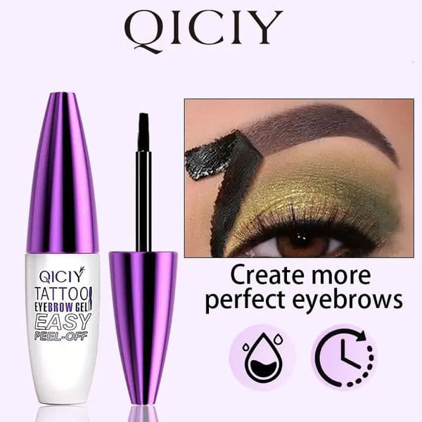 Peel-Off Eyebrow Gel Long-Lasting Waterproof Sweatproof Quick-Dry Tint Gel for Perfect Brows 251209