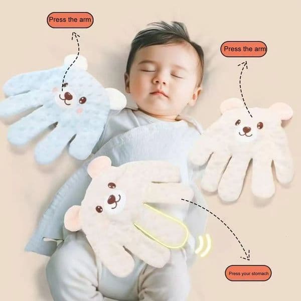 Adjustable Automatic Baby Patting Sleep Pillow Startle Prevention Soothing Palms Remote Control Baby Sleep Aid for 0-3 Toddler 251213