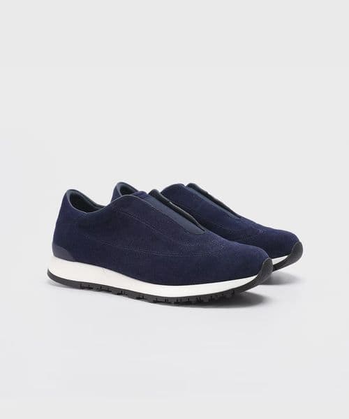 Top Quality Men John Lobb Lift Slip-On Sneakers Suede & Leather Mesh Breathable Trainers Comfort Soft Party Wedding Dress Skatebording Walking